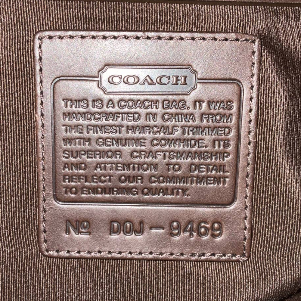 COACH RARE 2002  BRAIDED VINTAGE WEST END HOBO BAG 9446 EUC - Picture 14 of 16